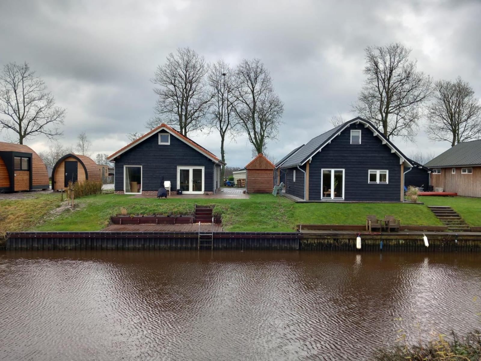 Waterhuis Friesland Oudwoude Dış mekan fotoğraf